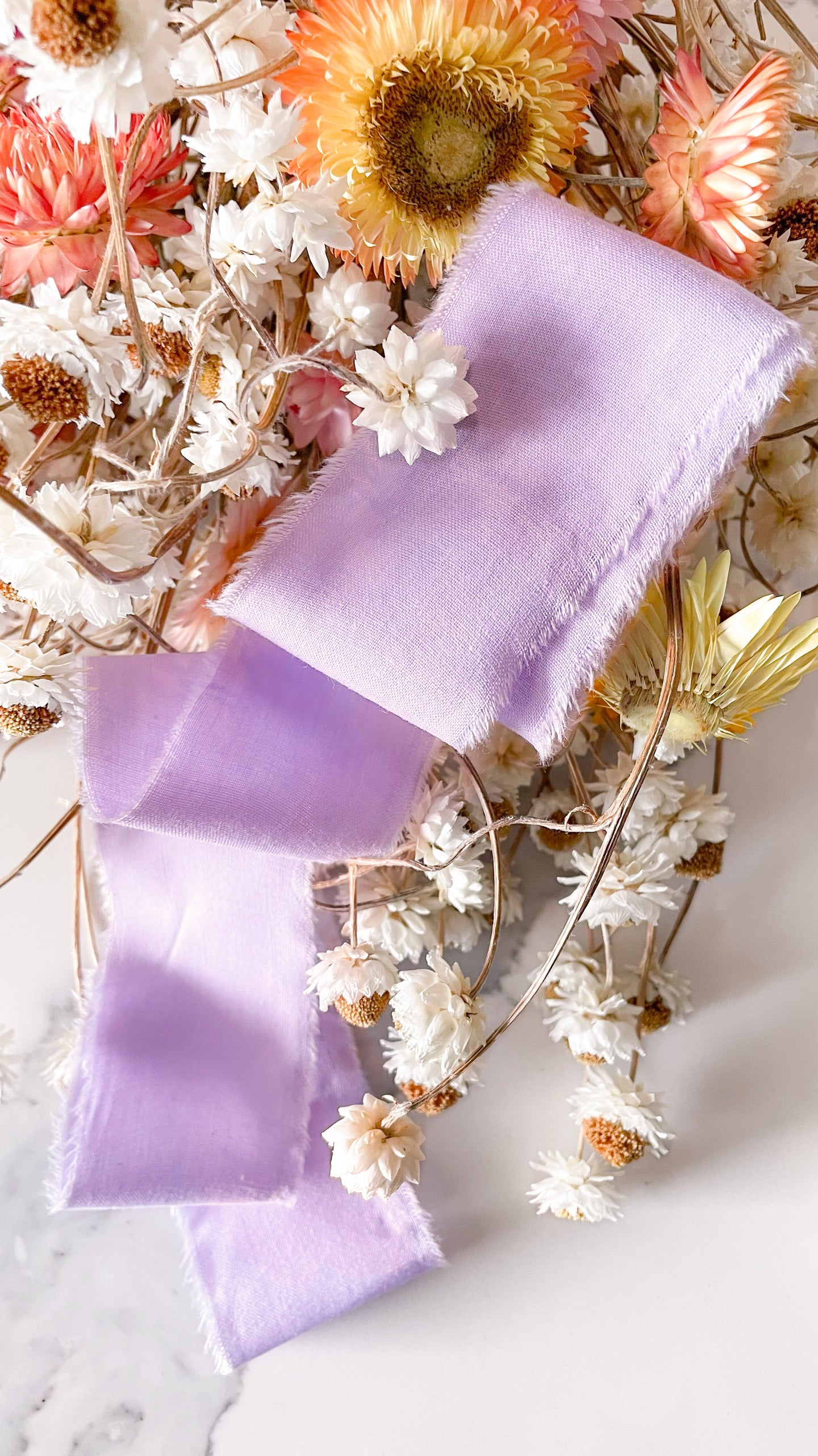 Lilac Cotton Ribbon
